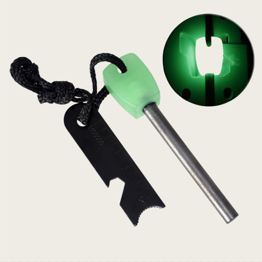 Fire Starter Flint - Bushcraft Outdoor Luminous Large Flint Survival