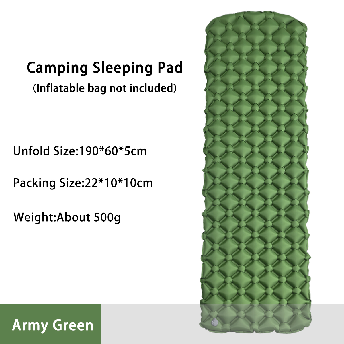 Outdoor Camping Couch - Camping Inflatable Mattress in Tent Folding