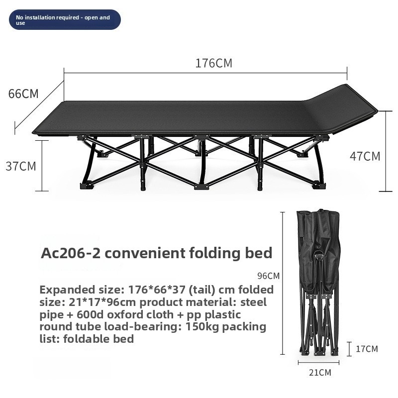 Outdoor Camping Folding Bed Ea - Outdoor Camping Solo ulasan dan harga