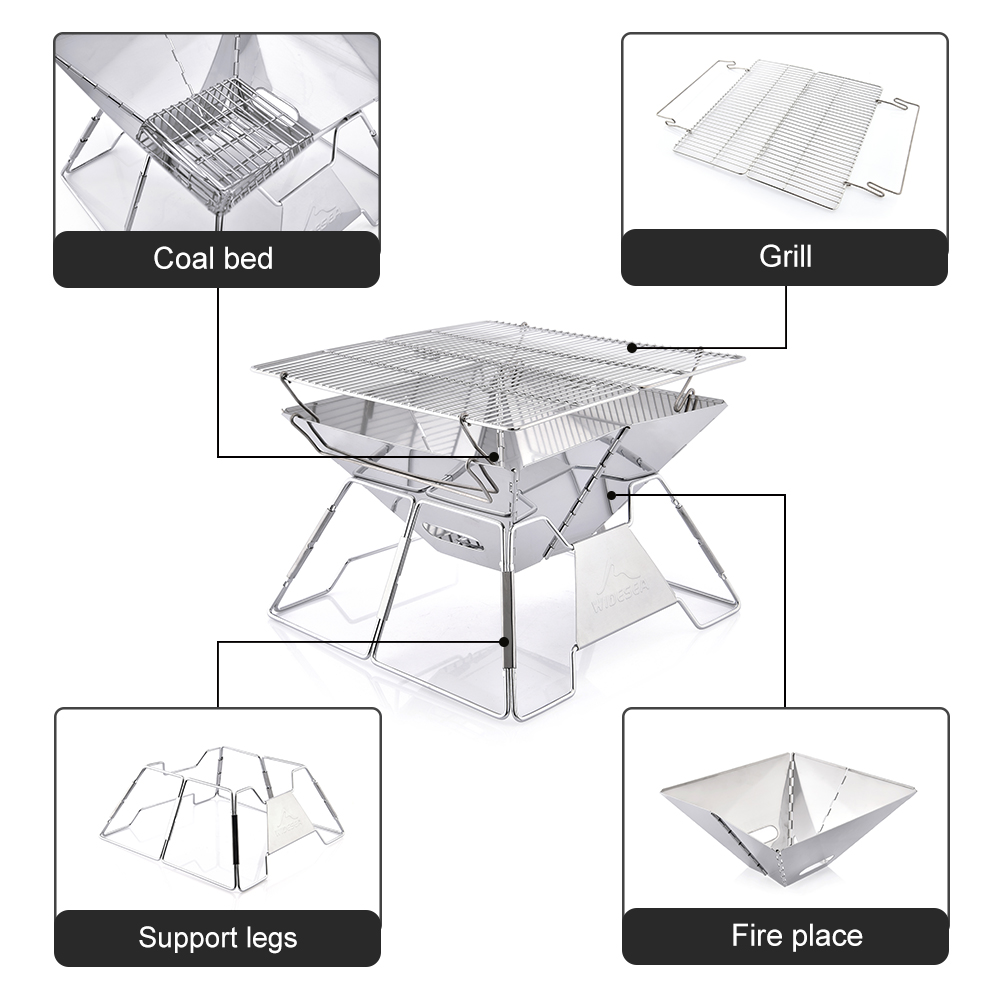 Widesea Windproof Wood-Burning - Survival Kit ulasan dan harga