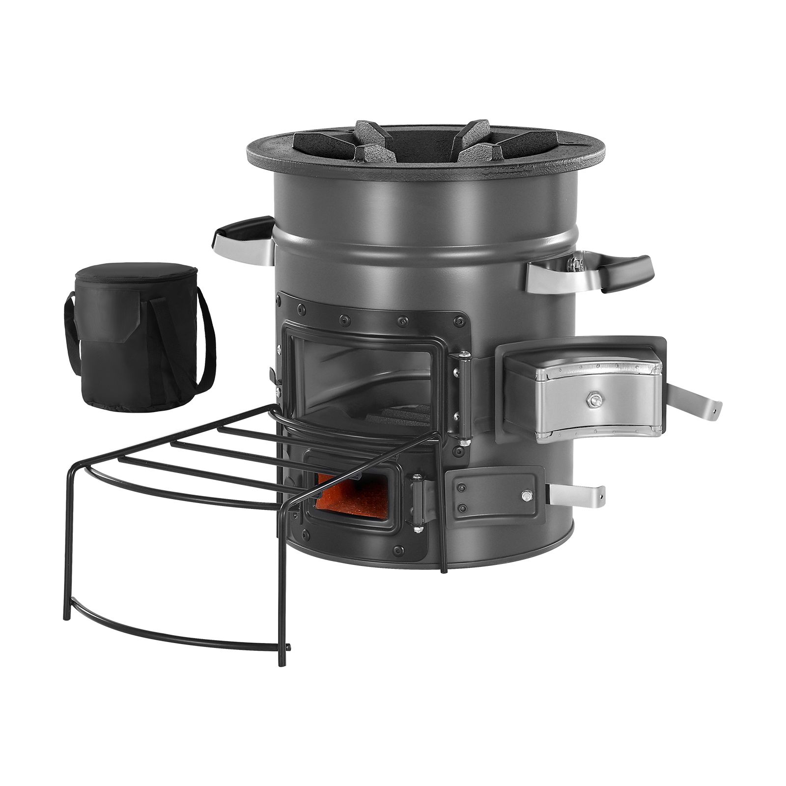 Camping Rocket Stove, Wood Bur - Camping Outdoor Or Indoor ulasan dan harga