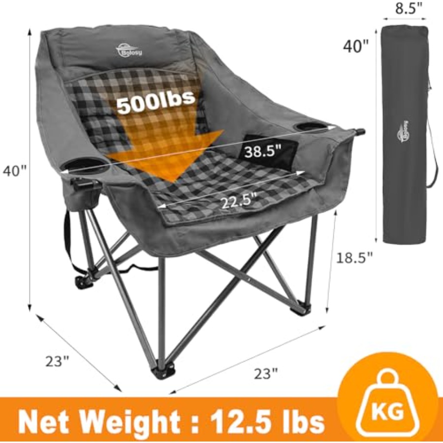 Oversized Camping Chairs for A - Outdoor Oversized Camping Chair ulasan dan harga