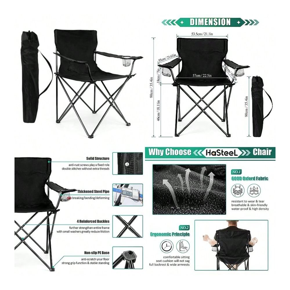 Chair, Oversized Folding Lawn  - Outdoor Oversized Camping Chair ulasan dan harga