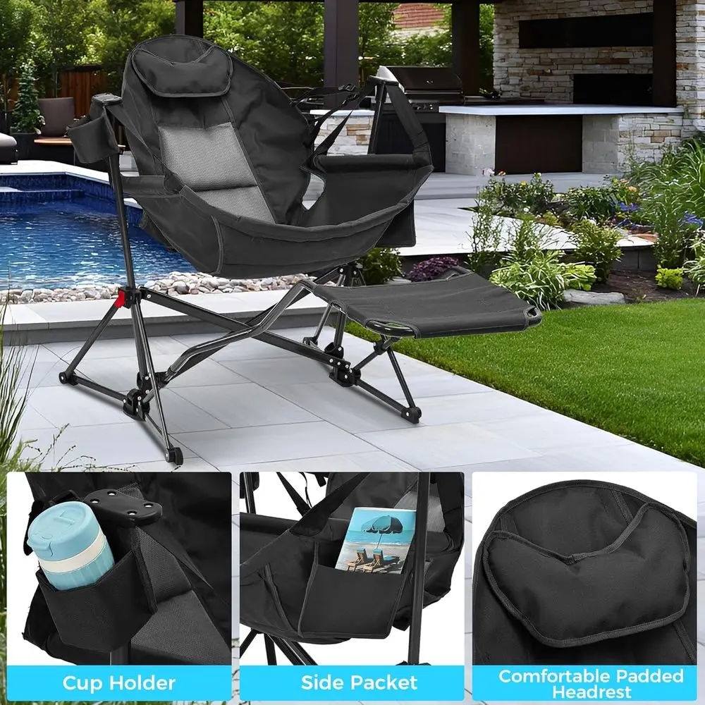 Portable Oversized Hammock Cam - Outdoor Oversized Camping Chair ulasan dan harga