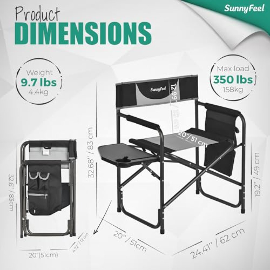 Oversized Camping Directors Ch - Outdoor Oversized Camping Chair ulasan dan harga