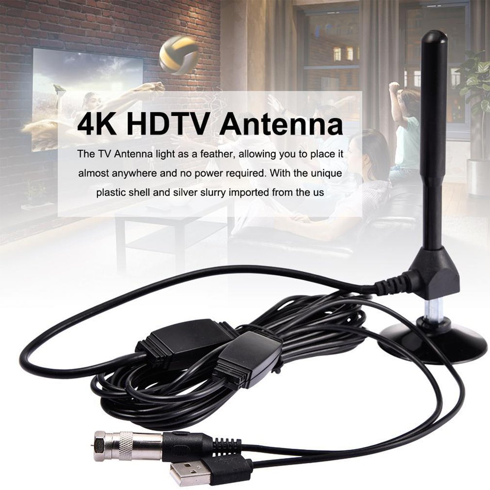Hot FM/VHF/UHF 4K TV BOX Anten - Outdoor Camping Tv ulasan dan harga