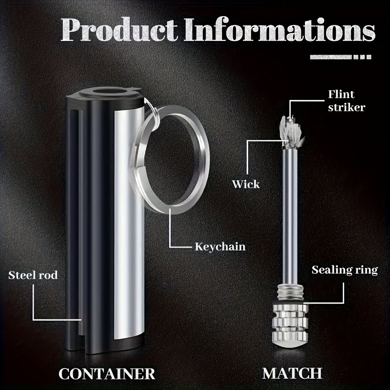 1-5 pack match lighter, flint  - Fire Starter Flint ulasan dan harga