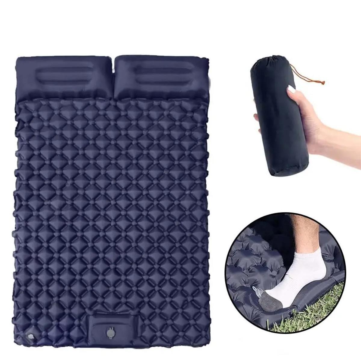 Single & Double Inflatable Air - Camp Pillow Compressible ulasan dan harga