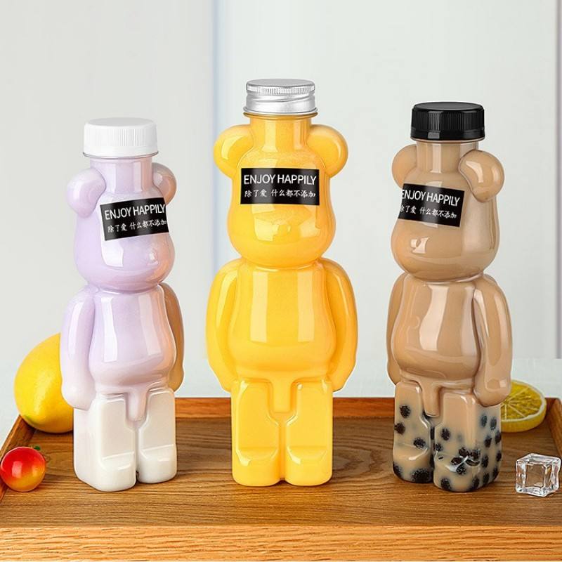 Disposable PET 500ml Cute Bear - Bear Canister ulasan dan harga