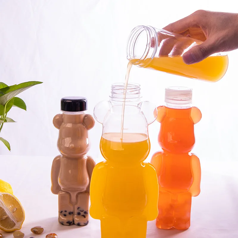 Disposable PET 500ml Cute Bear - Bear Canister ulasan dan harga