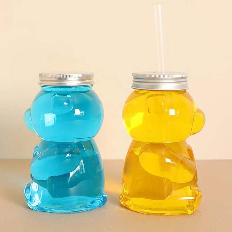 Disposable PET 500ml Cute Bear - Bear Canister ulasan dan harga