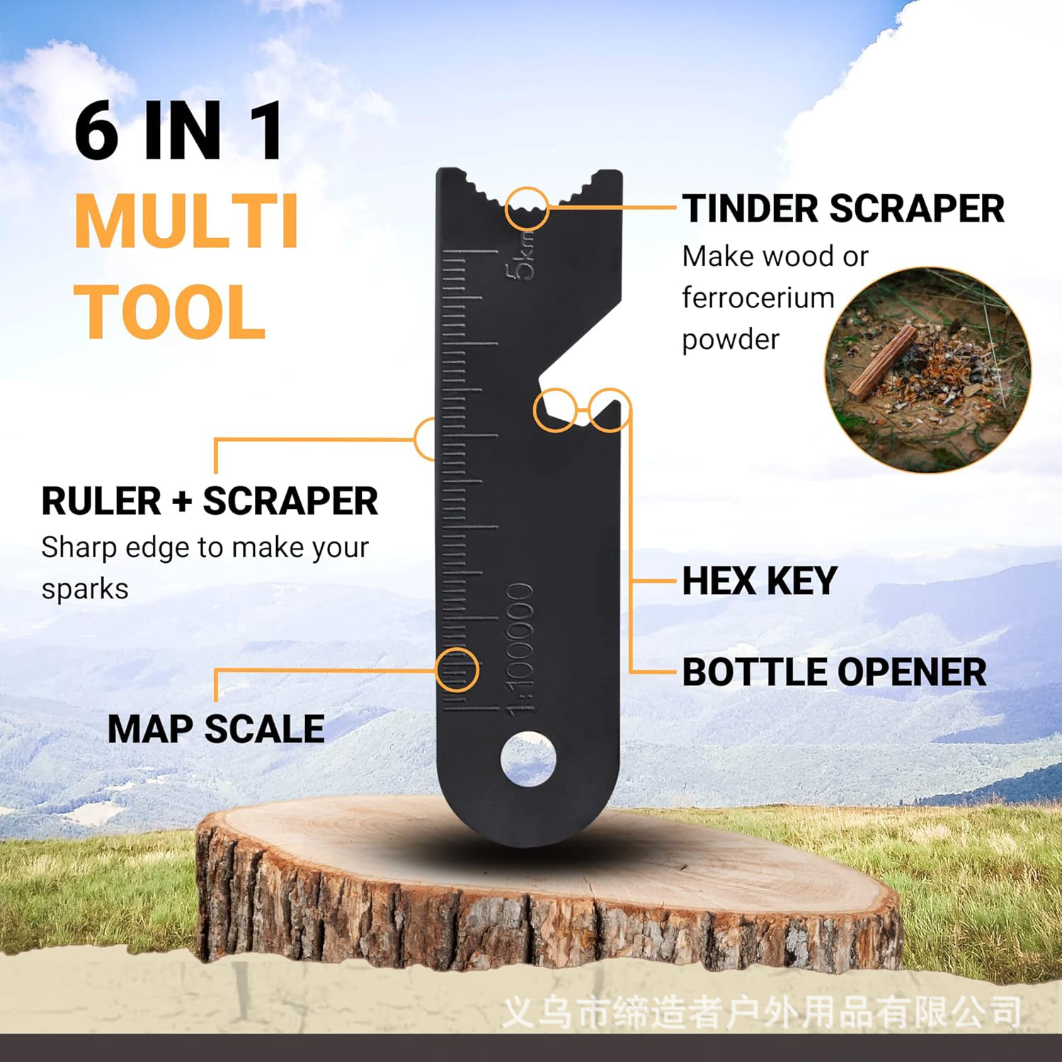 Portable Outdoor Flint and Ste - Fire Starter Flint ulasan dan harga