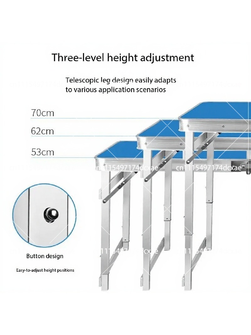 Portable Folding Table Set, Al - Outdoor Camping Exhibition ulasan dan harga