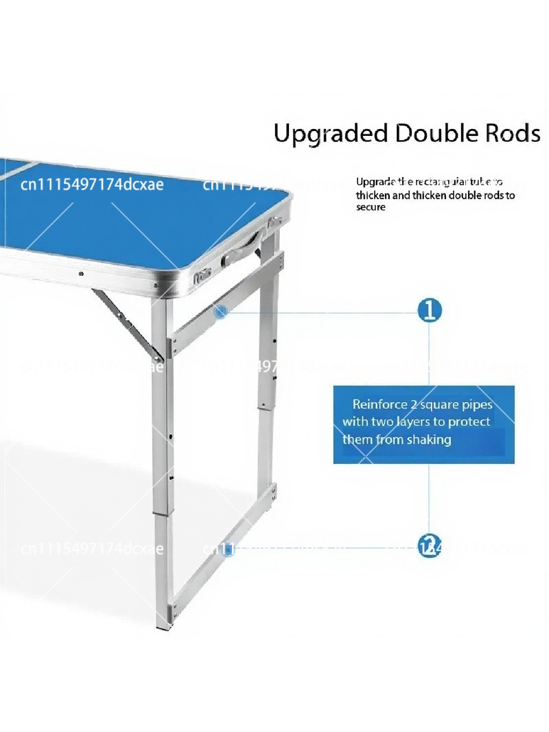 Portable Folding Table Set, Al - Outdoor Camping Exhibition ulasan dan harga