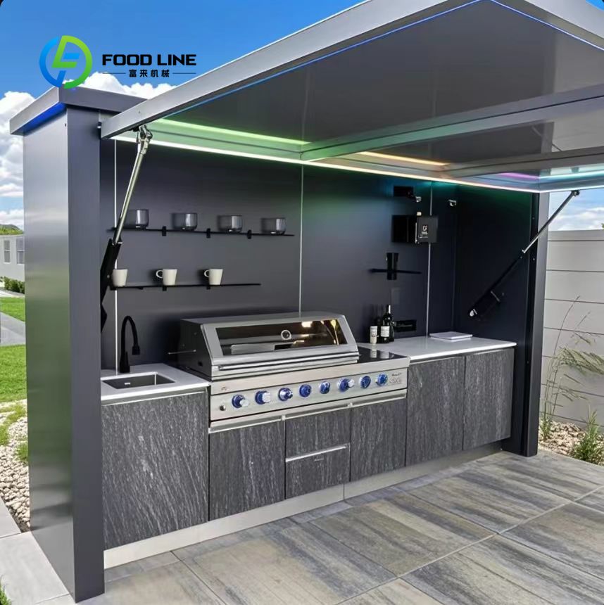 Customized Portable Outdoor Ki - Outdoor Camping Kitchen With Sink ulasan dan harga