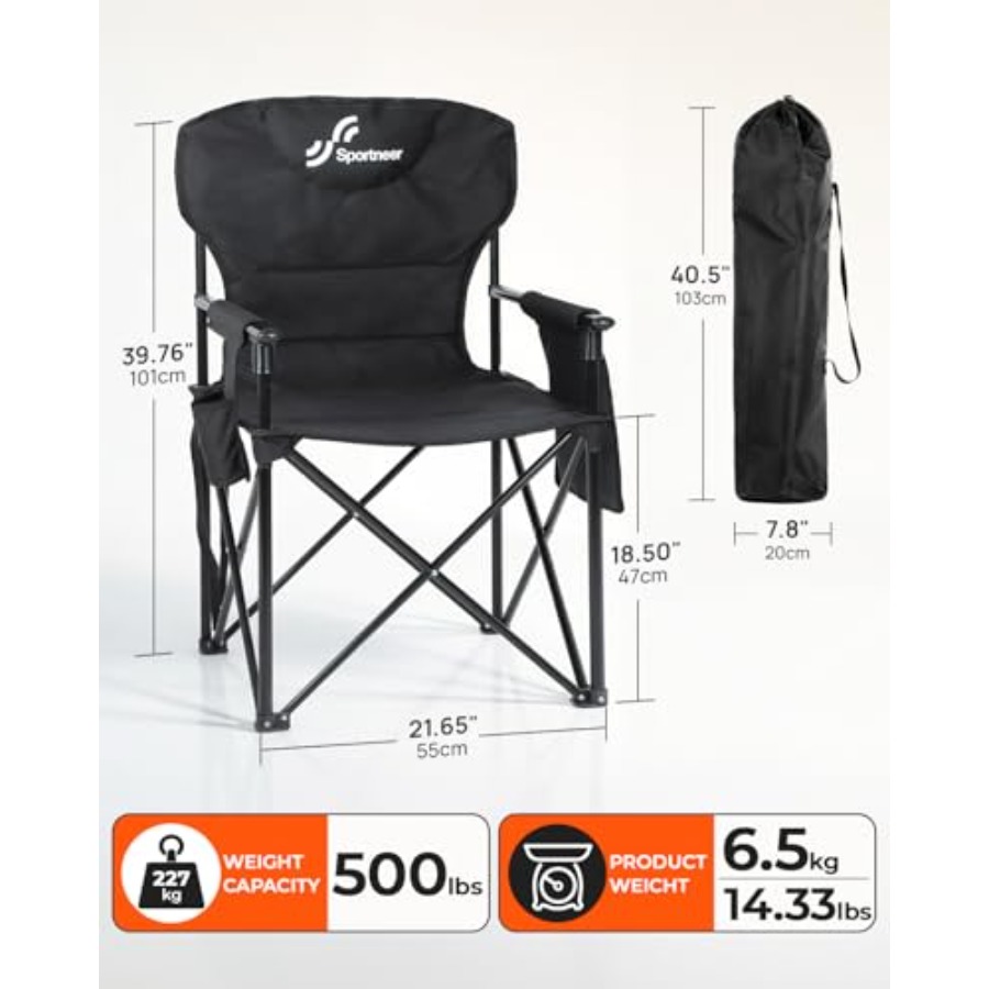 Outdoor camping chair: heavy-d - Outdoor Oversized Camping Chair ulasan dan harga