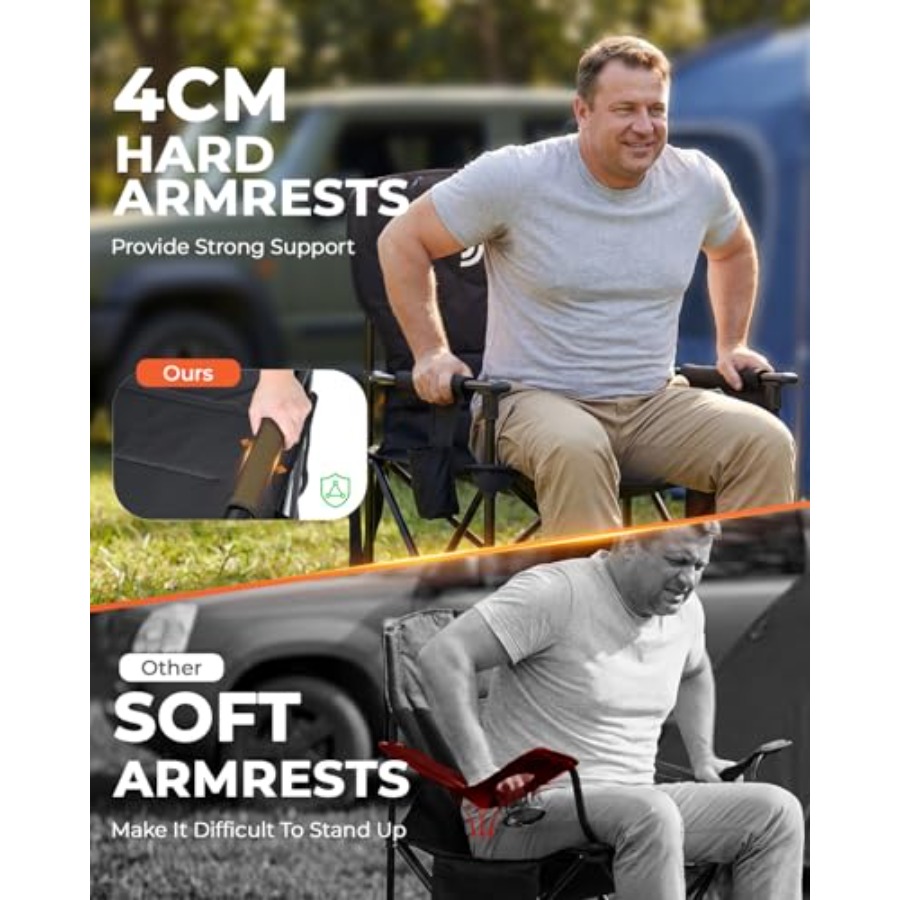 Outdoor camping chair: heavy-d - Outdoor Oversized Camping Chair ulasan dan harga