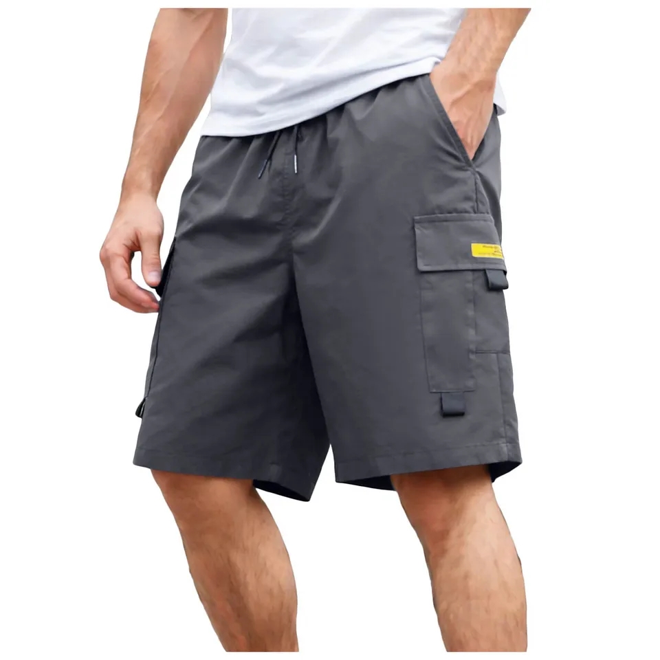 Men's Summer Cargo Shorts Tren - Camping Outdoor Clothing ulasan dan harga