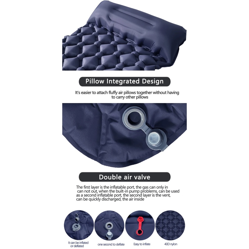 Outdoor Camping Inflatable Sle - Camp Pillow Compressible ulasan dan harga