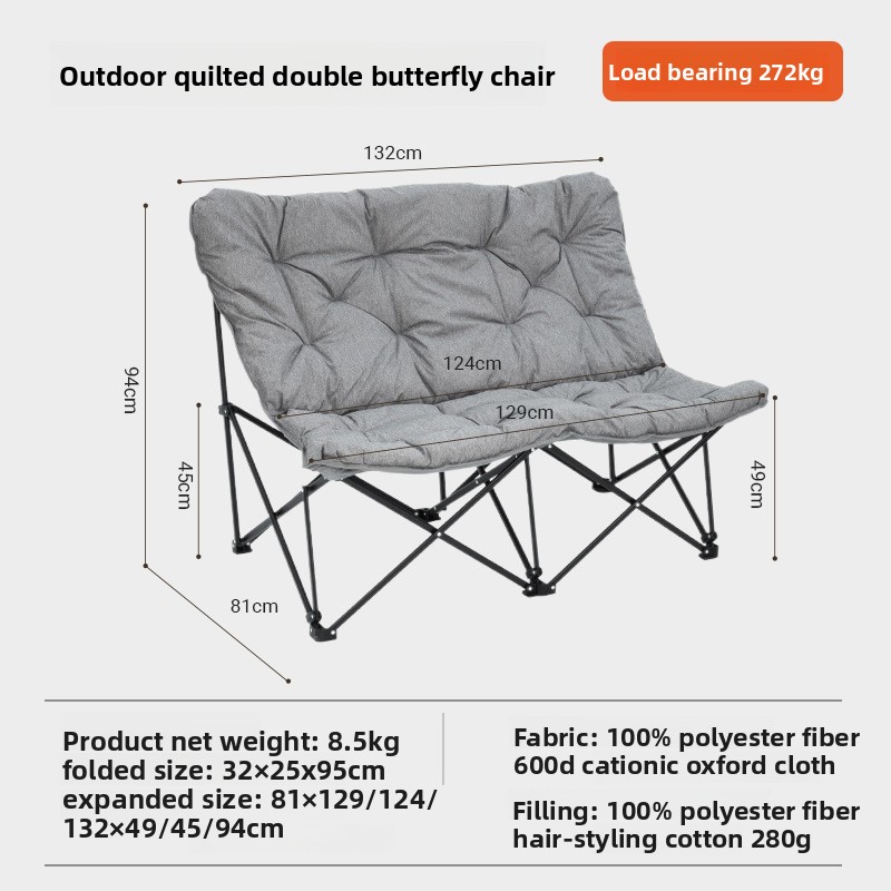 Oversized Double Folding Campi - Outdoor Oversized Camping Chair ulasan dan harga