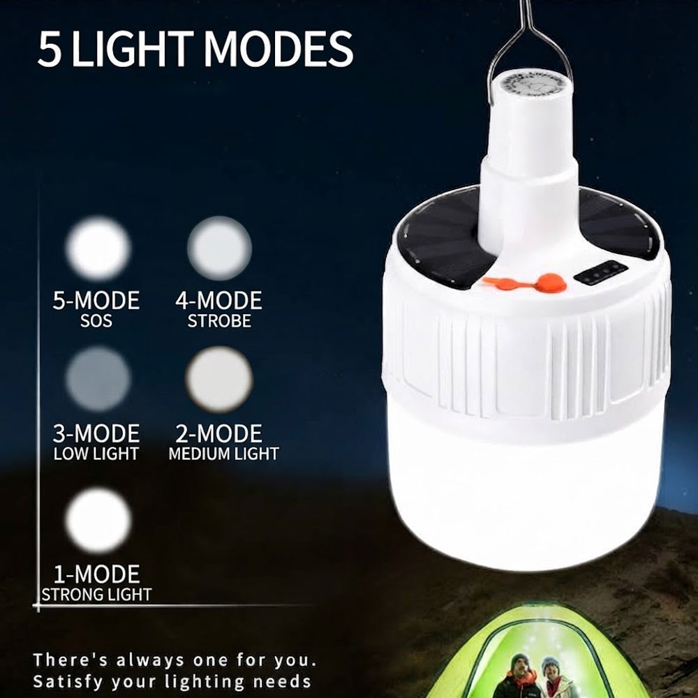 Solar Light USB LED Outdoor Wa - Outdoor Camping Light Ideas ulasan dan harga