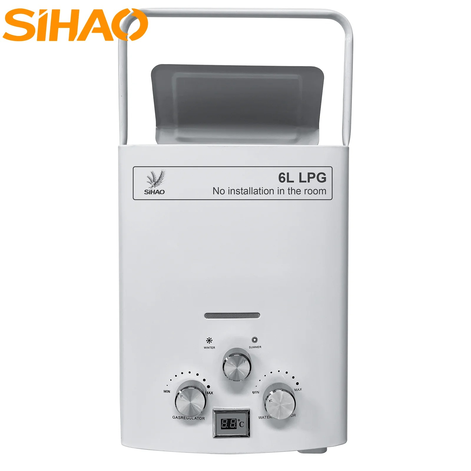 LPG Gas Water Heater|SIHAO 6L  - Outdoor Camping Hot Water Heater ulasan dan harga