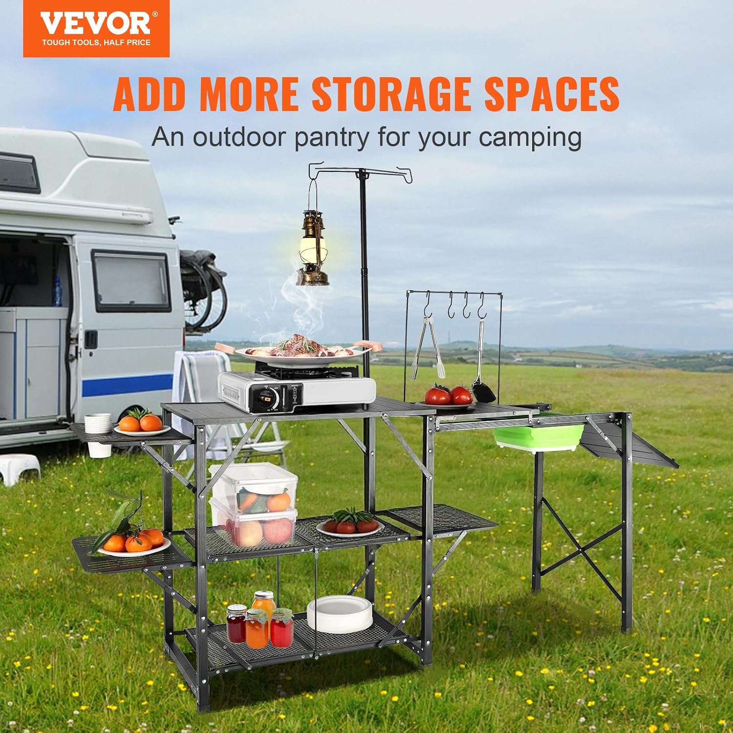 Camping Kitchen Table with Sin - Outdoor Camping Kitchen With Sink ulasan dan harga